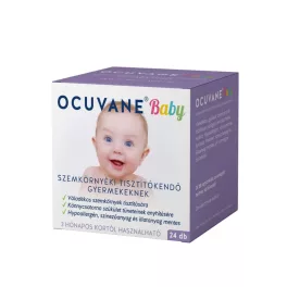 Ocuvane Baby tisztítókendő szemhéjszéli 24x