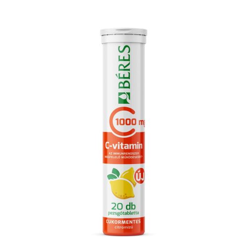 Béres C-vitamin 1000 mg cukorm. pezsgõtabl. citrom 20x