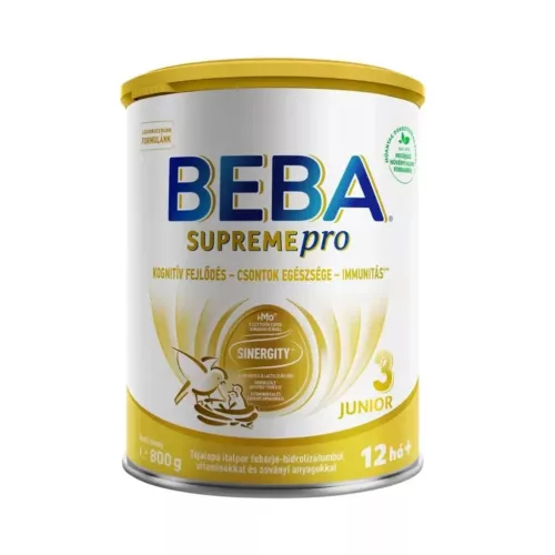Beba Supremepro 3 Junior tejalapú italpor 1-3 év 800g
