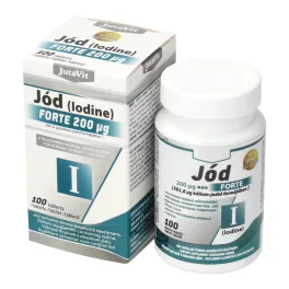 JutaVit Jód 200mcg FORTE tabletta 100x
