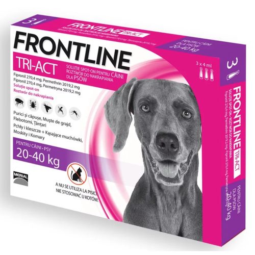 Frontline Tri-Act L kutya 20-40 kg a.u.v. 3x