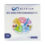 Elysium heti kerek gyógyszeradagoló - 7x1 1x