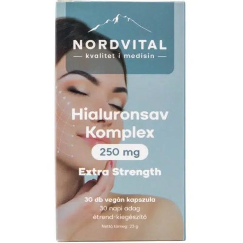 Nordvital Hialuronsav komplex 250 mg kapszula 30x