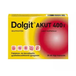 Dolgit Akut 400 mg lágy kapszula 30x