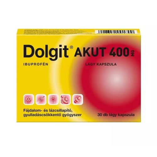 Dolgit Akut 400 mg lágy kapszula 30x