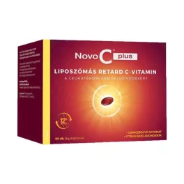 Novo C Plus liposzómás kapszula csipkebogyóval 90x