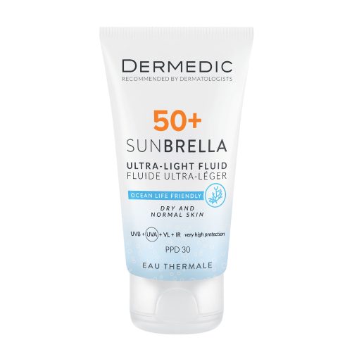 DERMEDIC Sunbrella fényvédő fluid SPF50+ száraz/no 40ml