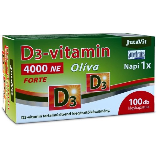 Jutavit D3-vitamin 4000NE Olíva kapszula 100x