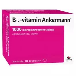 B12-vitamin Ankermann 1000 mcg bevont tabletta 100x