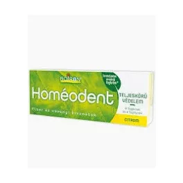 Homeodent fogkrém citrom ízű műanyag tubusban 75ml