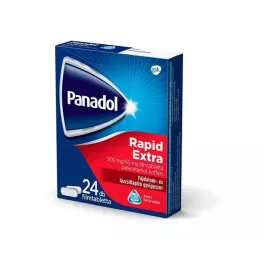   Panadol Rapid Extra 500mg/65mg filmtabletta/17 24x gyermekbiztos