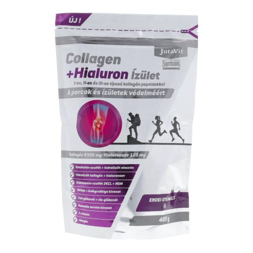 JutaVit Collagen+Hialuron Ízület por Erdei gyümölc 400g