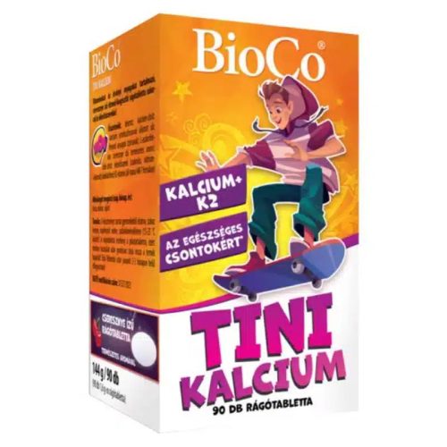 BioCo Tini kalcium rágótabletta 90x