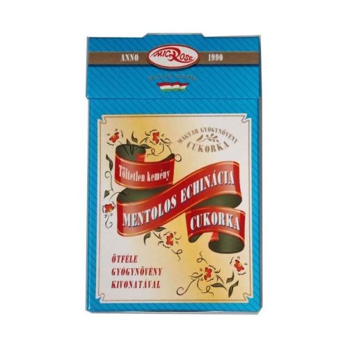 Bíborszínű kasvirág cukor mentol 75g