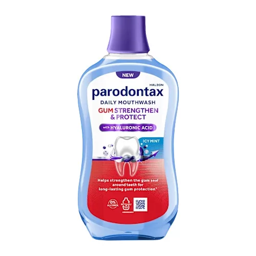 Parodontax Gum Strengthen Protect szájvíz Icy mint 500ml