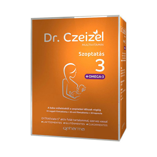 Dr.Czeizel Szoptatás 3 Multivit. filmtabl. kapsz. 3x30