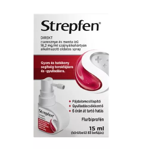 Strepfen Direkt 16,2 mg/ml szájnyálk.alk.spray cse 1x15ml