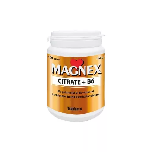 Magnex Citrate+B6 vitamin tabletta VITABALANS 100x