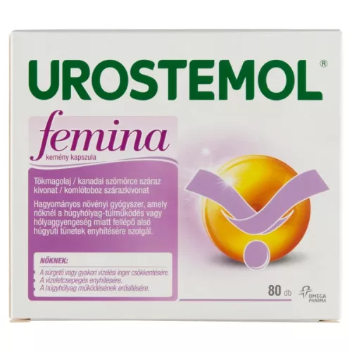 Urostemol Femina kemény kapszula 80x