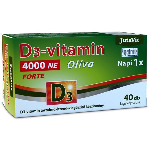 Jutavit D3-vitamin 4000NE Oliva FORTE kapszula 40x