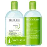 Sébium H2O arclemosó mélyt.zsíros bőrre BIODERMA 2x500ml