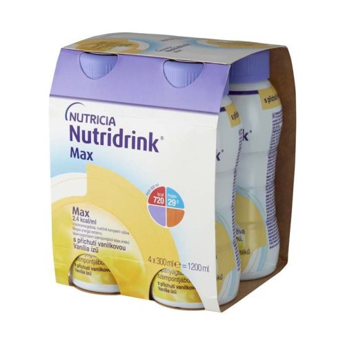 Nutridrink Max Vanília ízű spec.gyógy.élelm. 4x300ml