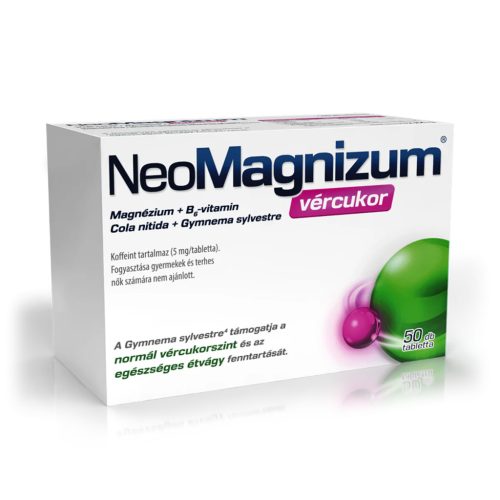 NeoMagnizum Vércukor tabletta 50x
