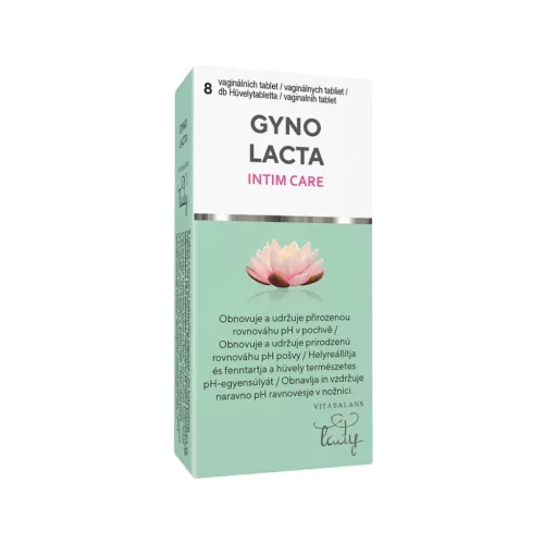 GynoLacta Intim Care hüvelytabl. VITABALANS Lady 8x