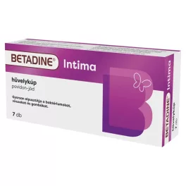 Betadine Intima hüvelykúp 7x fóliacsík