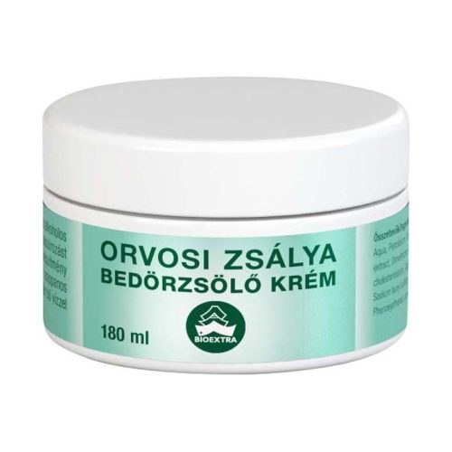 Bioextra orvosi zsályás bedörzsölő krém 180ml