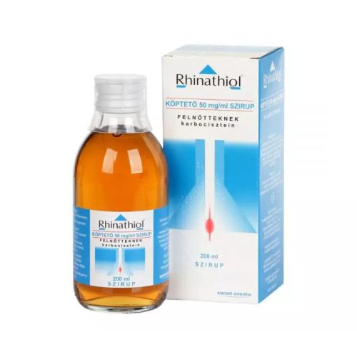 Rhinathiol köptető 50 mg/ml szirup felnőtteknek 1x200ml