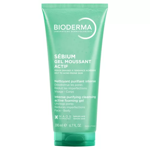 Sébium Moussant gél ACTIF BIODERMA 200ml