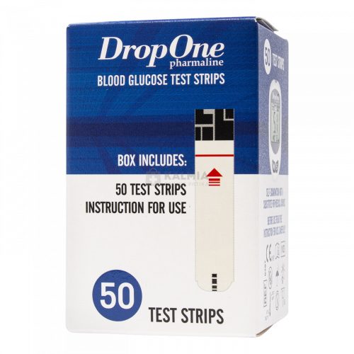 Drop One tesztcsík vércukorszintmérőhöz Juvapharma 50x