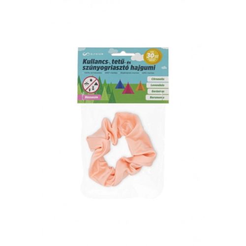 Elysium kullancs/tetű/szúnyog hajgumi pink szatén 1x