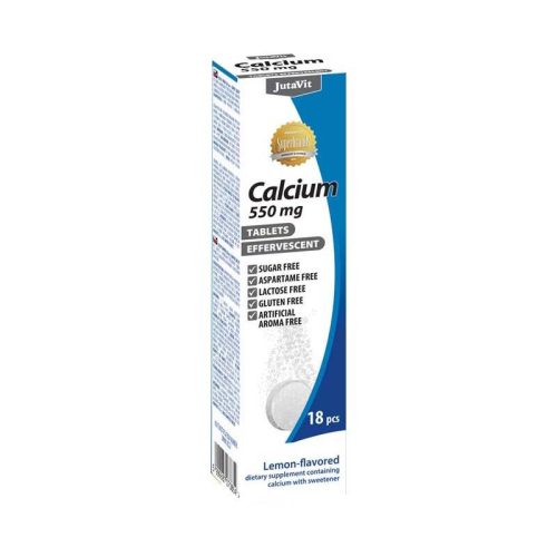 JutaVit Calcium 550 mg pezsgőtabletta citrom 18x