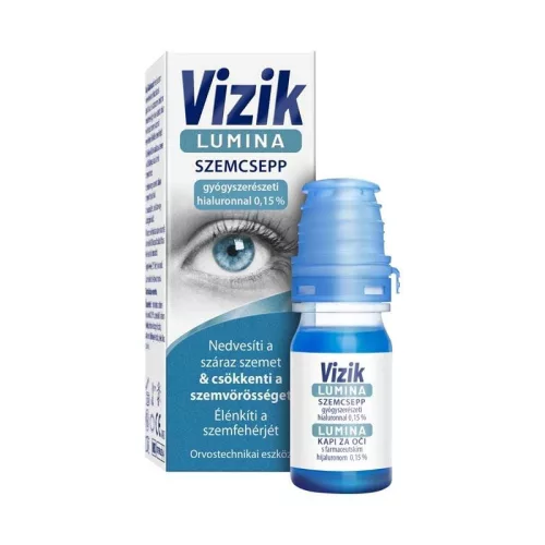 Vizik Lumina szemcsepp irritált szemre 10ml