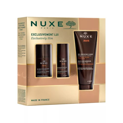 NUXE MEN szett 2024 arany 50ml+30ml+200ml