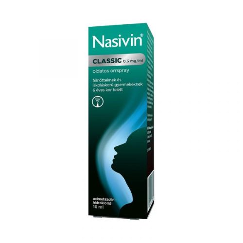 Nasivin 0,5mg/ml oldatos orrspray 1x10ml