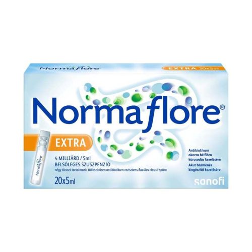 Normaflore Extra 4 milliárd/5 ml belsőleges szuszp 20x5ml tartályban