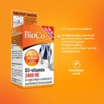 Bioco D3 vitamin 2000NE étrendkieg. tabletta 100x