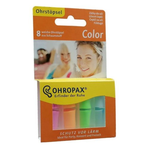 Füldugó OHROPAX ColorPlux műa.színes 4pár