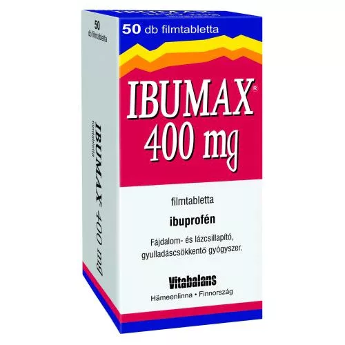 Ibumax 400 mg filmtabletta 50x buborékcsom.