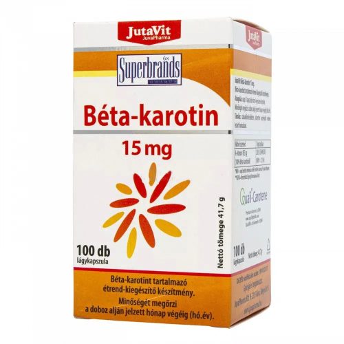 JutaVit Béta-karotin 15 mg kapszula 100x