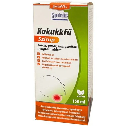 Jutavit Kakukkfű szirup cukormentes 150ml