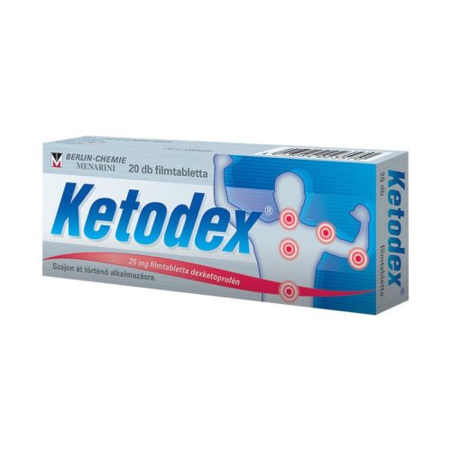 Ketodex 25 mg filmtabletta/26 20x Aclar-Al