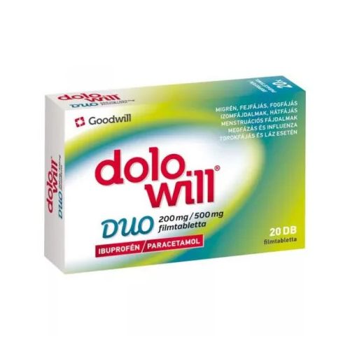 Dolowill Duo 200mg/500mg filmtabletta 20x