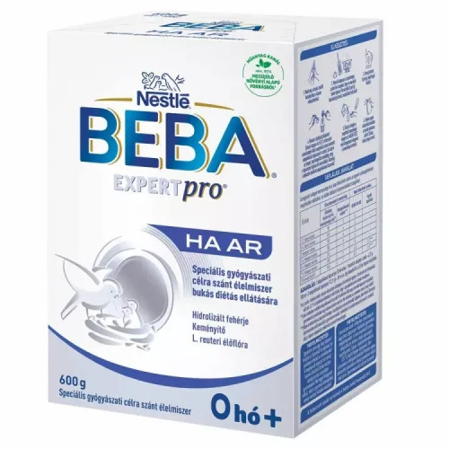 Beba Expertpro HA AR speciális gyógy. élelmiszer 600g papírdobozban