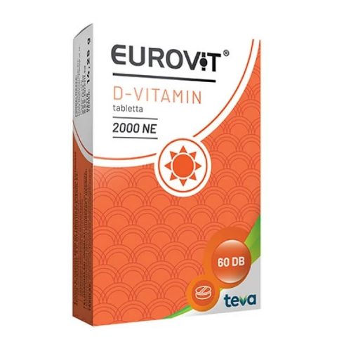 Eurovit D-vitamin 2000NE étrendkieg. tabletta 2020 60x