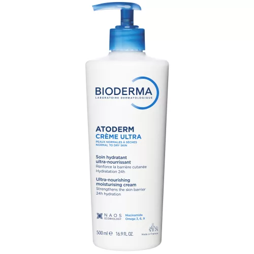 Atoderm testápoló krém Ultra BIODERMA 500ml