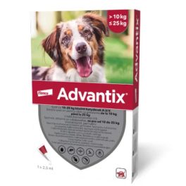 Advantix spot-on cseppek kutyának 10-25 kg a.u.v. 1x2,5ml
